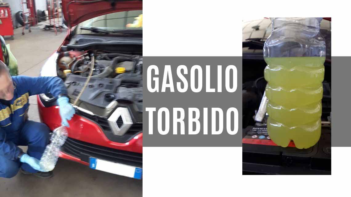 Gasolio torbido prelevato dal meccanico